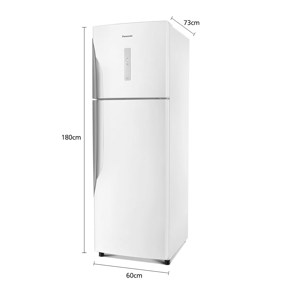 Geladeira Ideal+ Panasonic BT41 Frost Free Tecnologia Antibactéria 391L Branca - NR-BT41PD2W