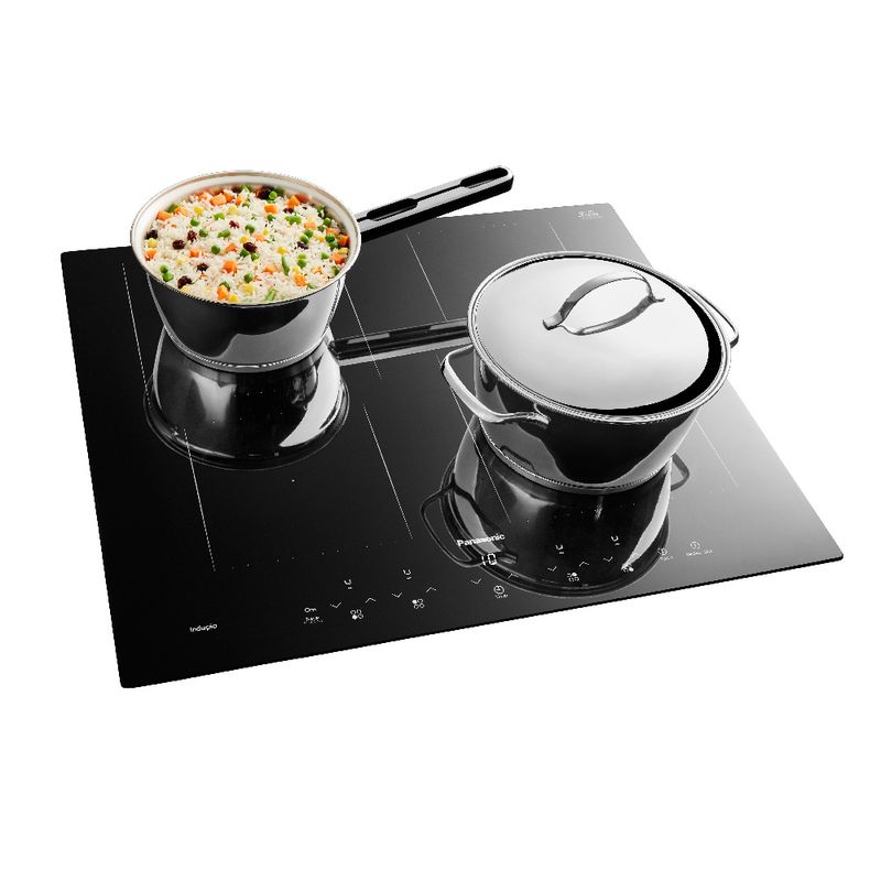 Cooktop de Indução Preto Panasonic KY-W648CLRPK