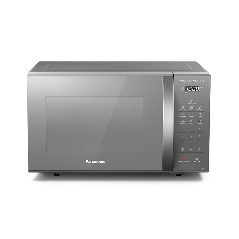 Micro-ondas-Panasonic-27l-800W-Prata-ST55LMRU