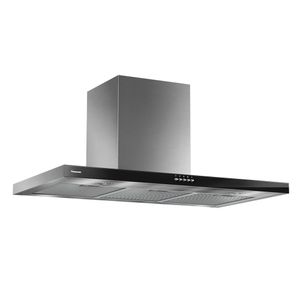 Coifa de Parede Panasonic com Modo Depurador 90cm Black Glass - FV-9HSDB2