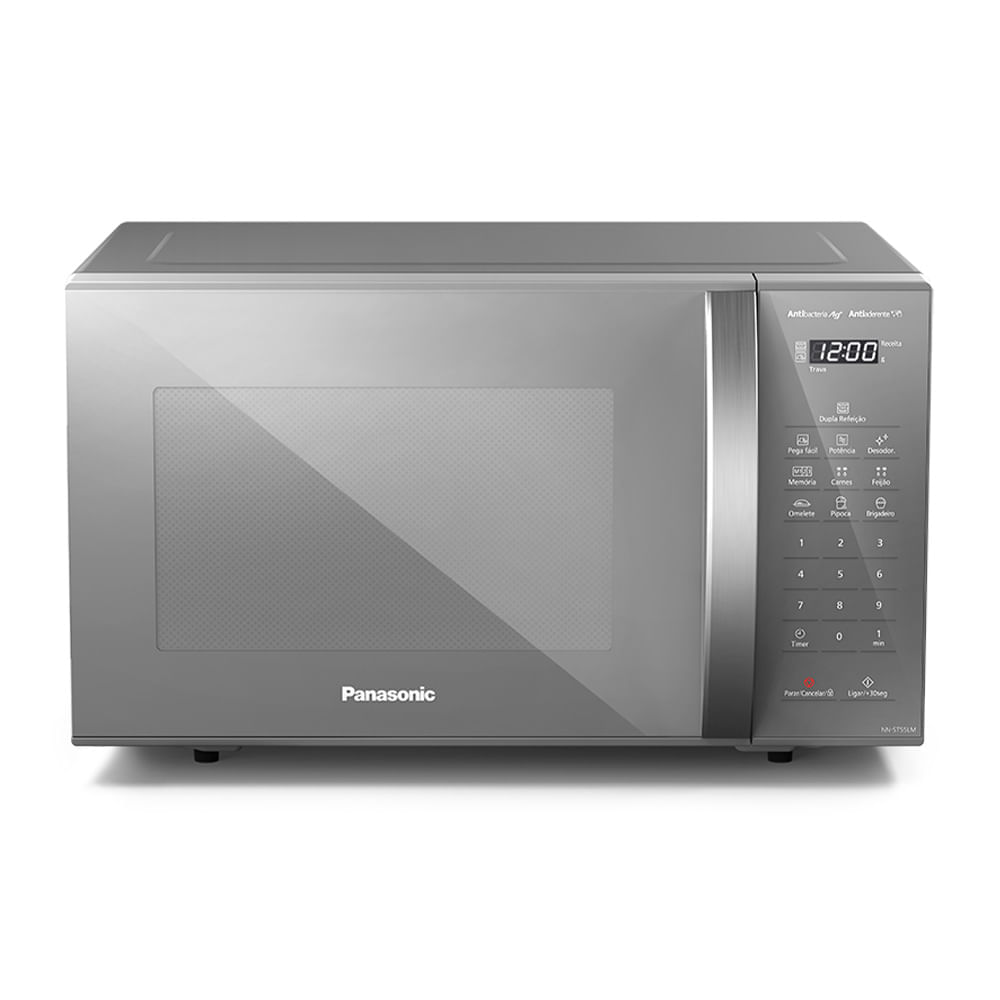 Micro-ondas Panasonic 27L 800W Prata ST55MSRU - Loja de Parceiros