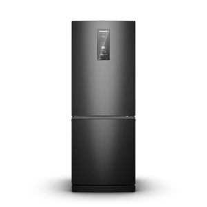 Geladeira Panasonic BB64 Cor Black Inox Look Inverse Frost Free 475L Inverter A - NR-BB64PV2B
