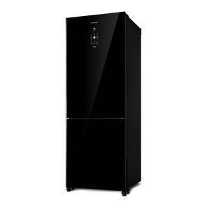 Geladeira Panasonic BB71 511L Black Glass Bottom Freezer Frost Free Inverter A - NR-BB71GV7B