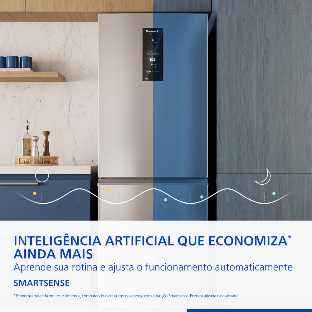 Geladeira Panasonic BB64 Aço Escovado Frost Free 475L - Loja