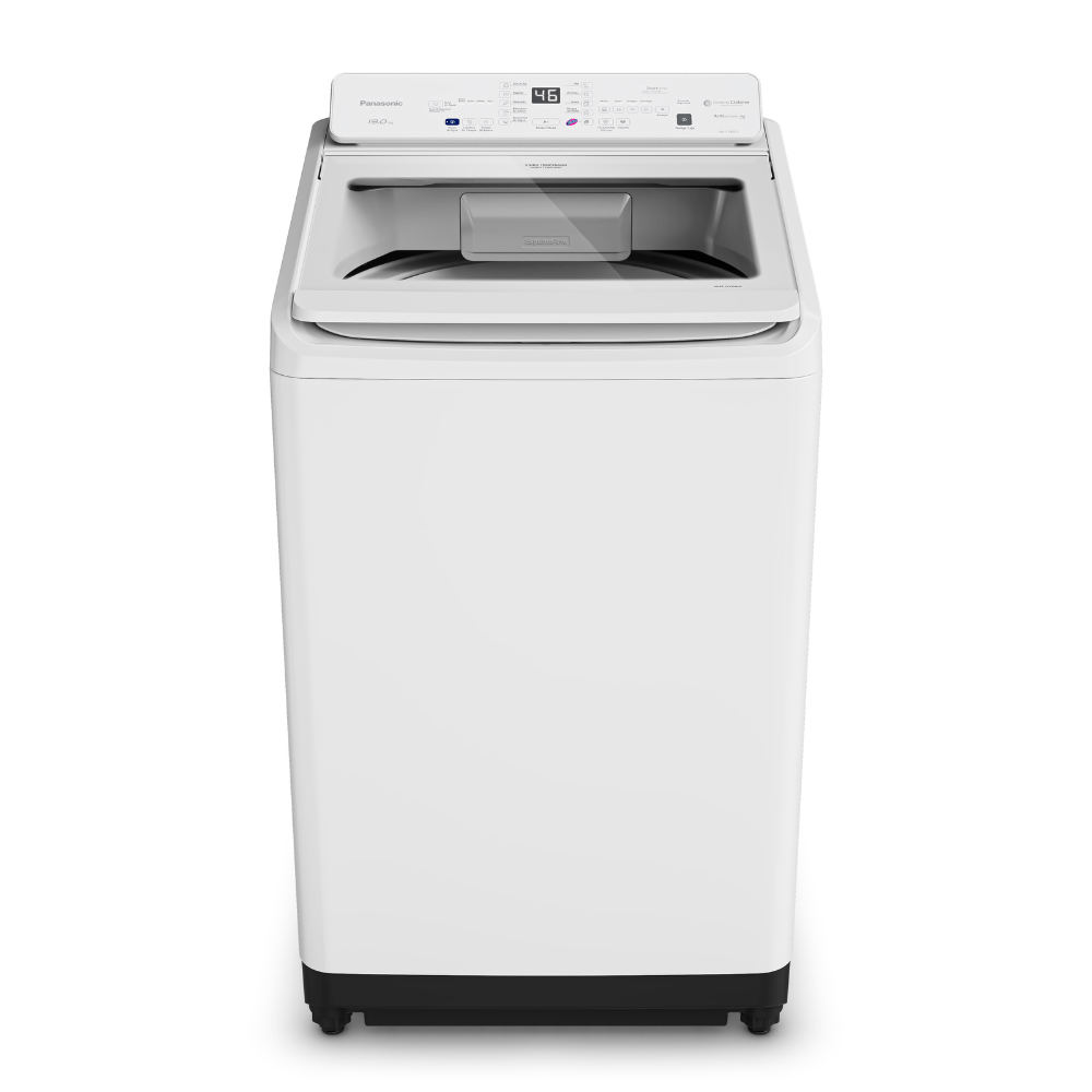 Máquina de lavar Intuitive+ Panasonic 19kg Lavagem Eficiente SmartSense Sistema Ciclone Ciclo Pet Branca - NA-F190G1W