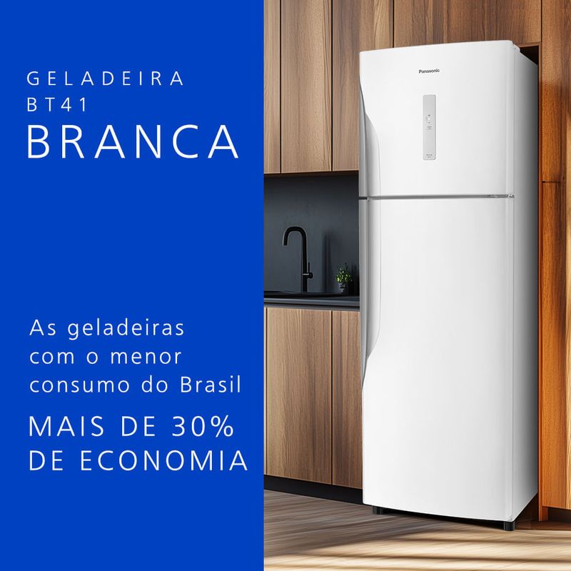Geladeira Panasonic Frost Free 387L Branco BT41PD2W - Loja Online
