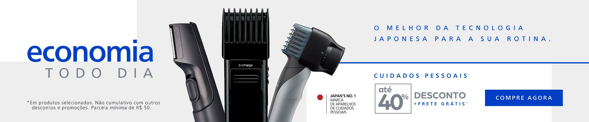 Cuidados pessoais com desconto